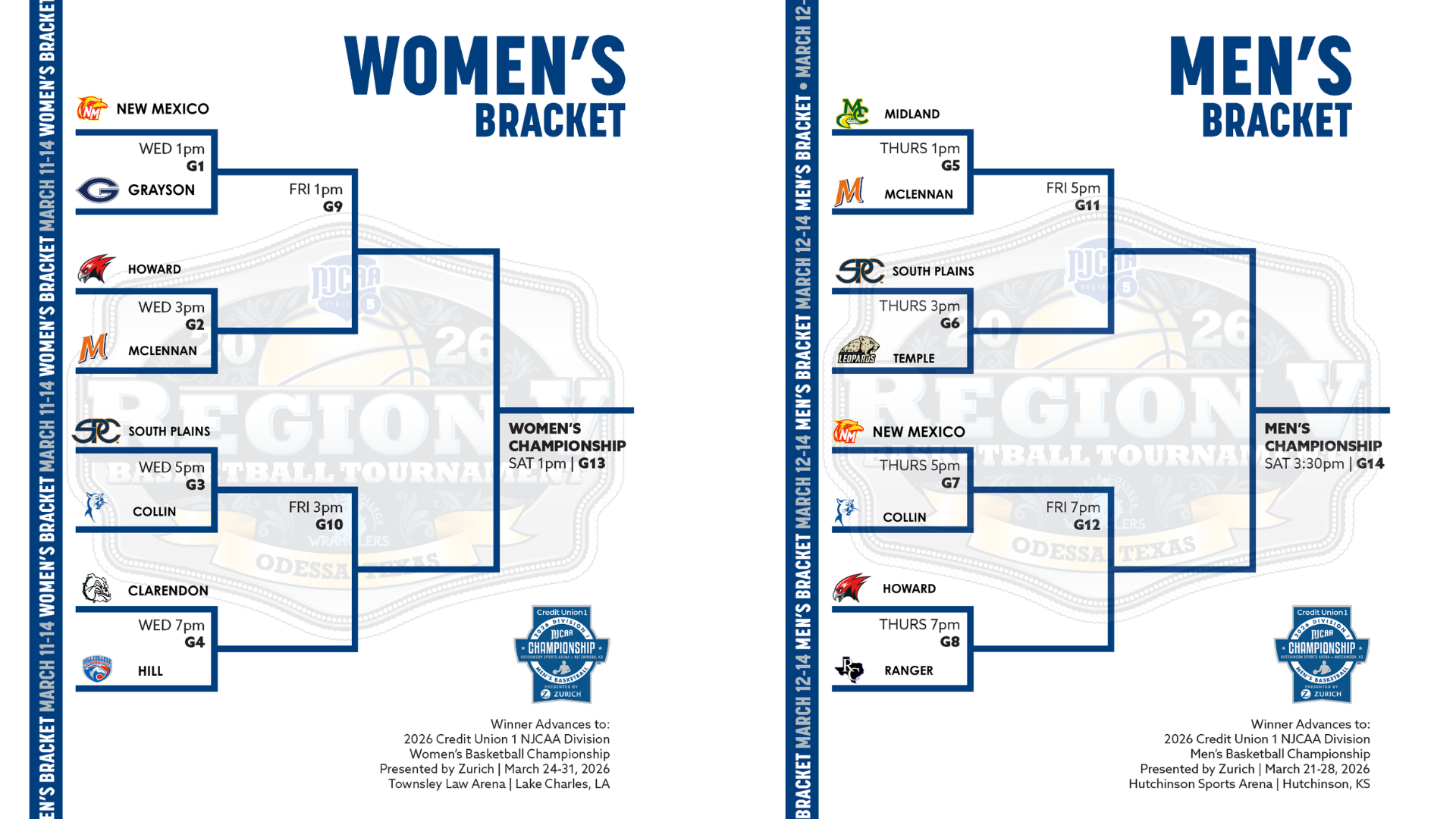 2026 Region V Basketball Tournament set for March 11-14
