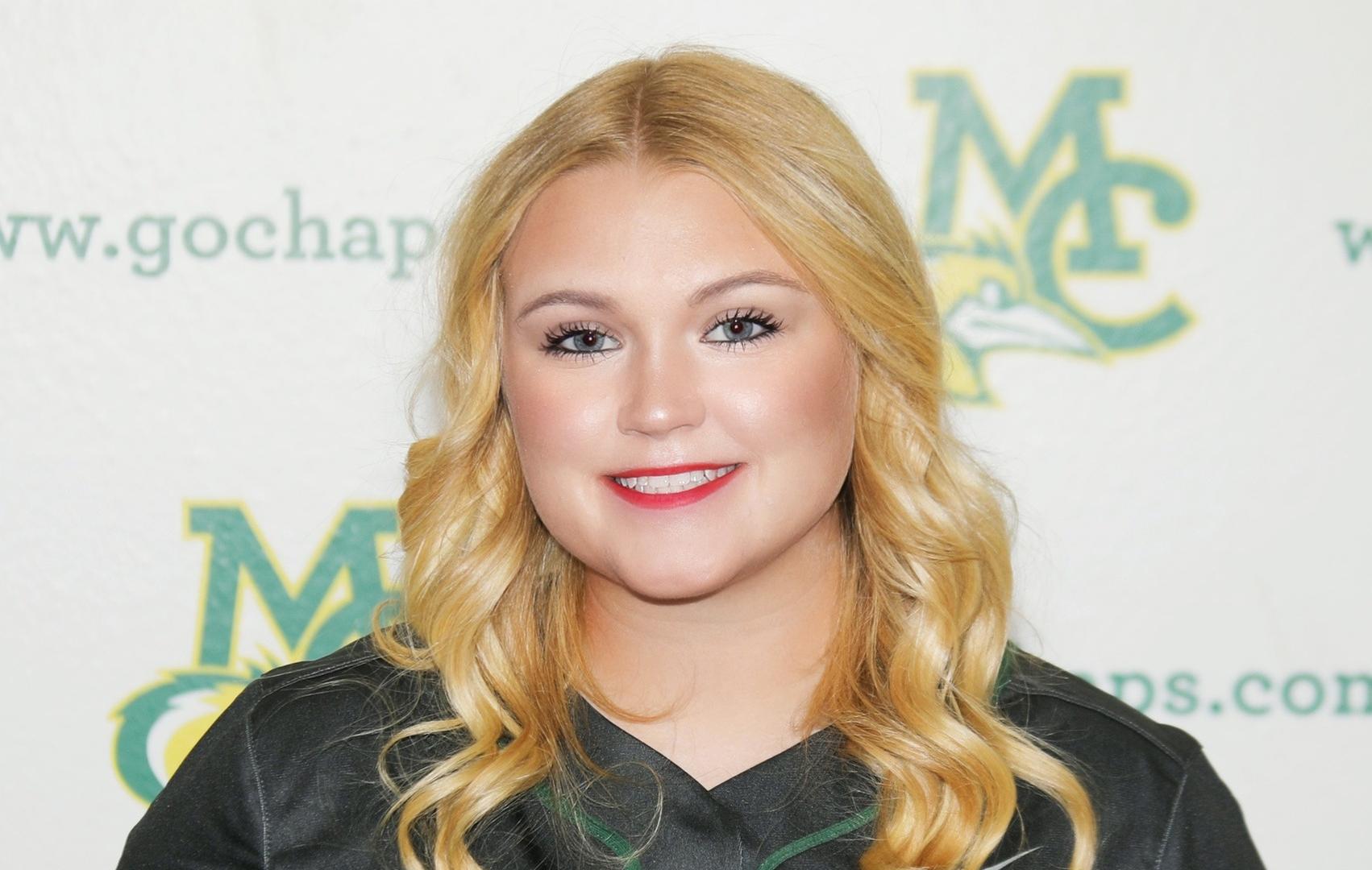 Davis earned WJCAC Softball Player of the Week honors