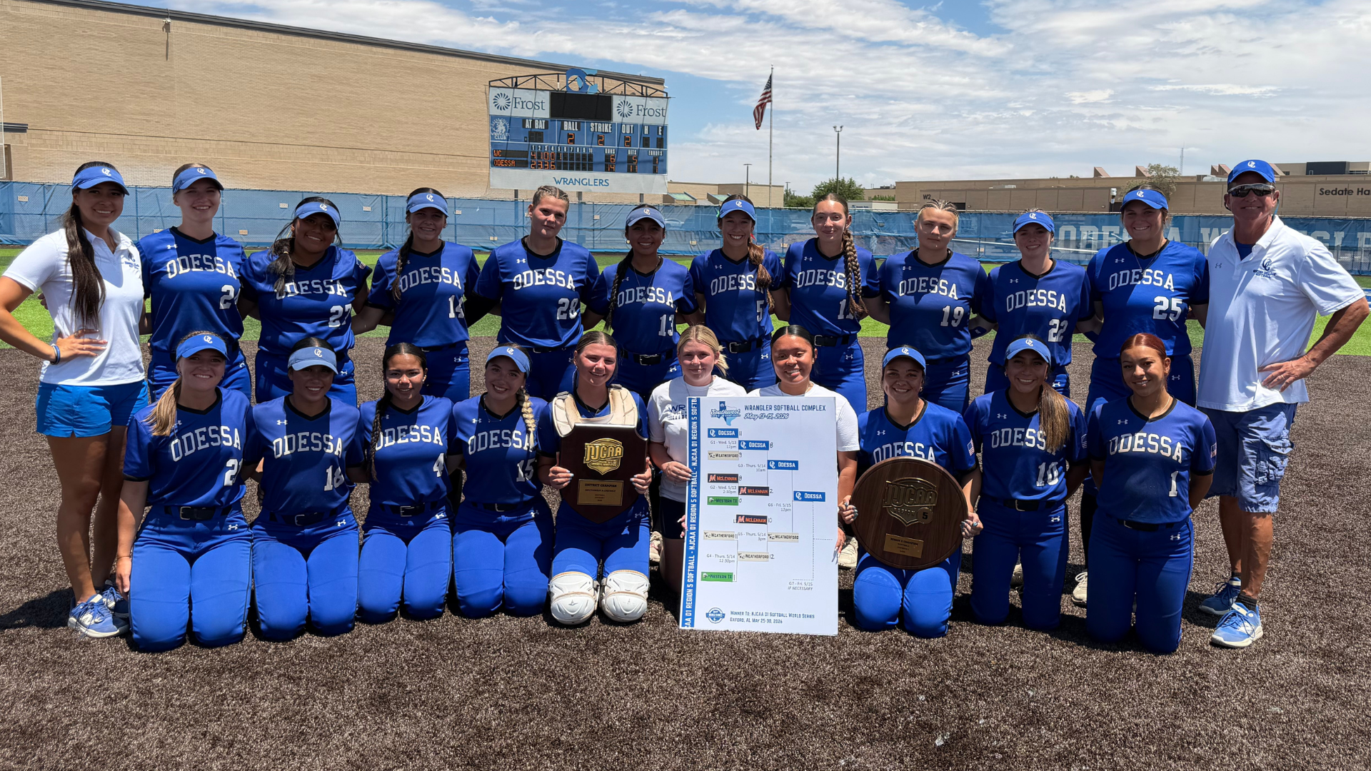 Wrangler Softball wins Southwest District A Championship