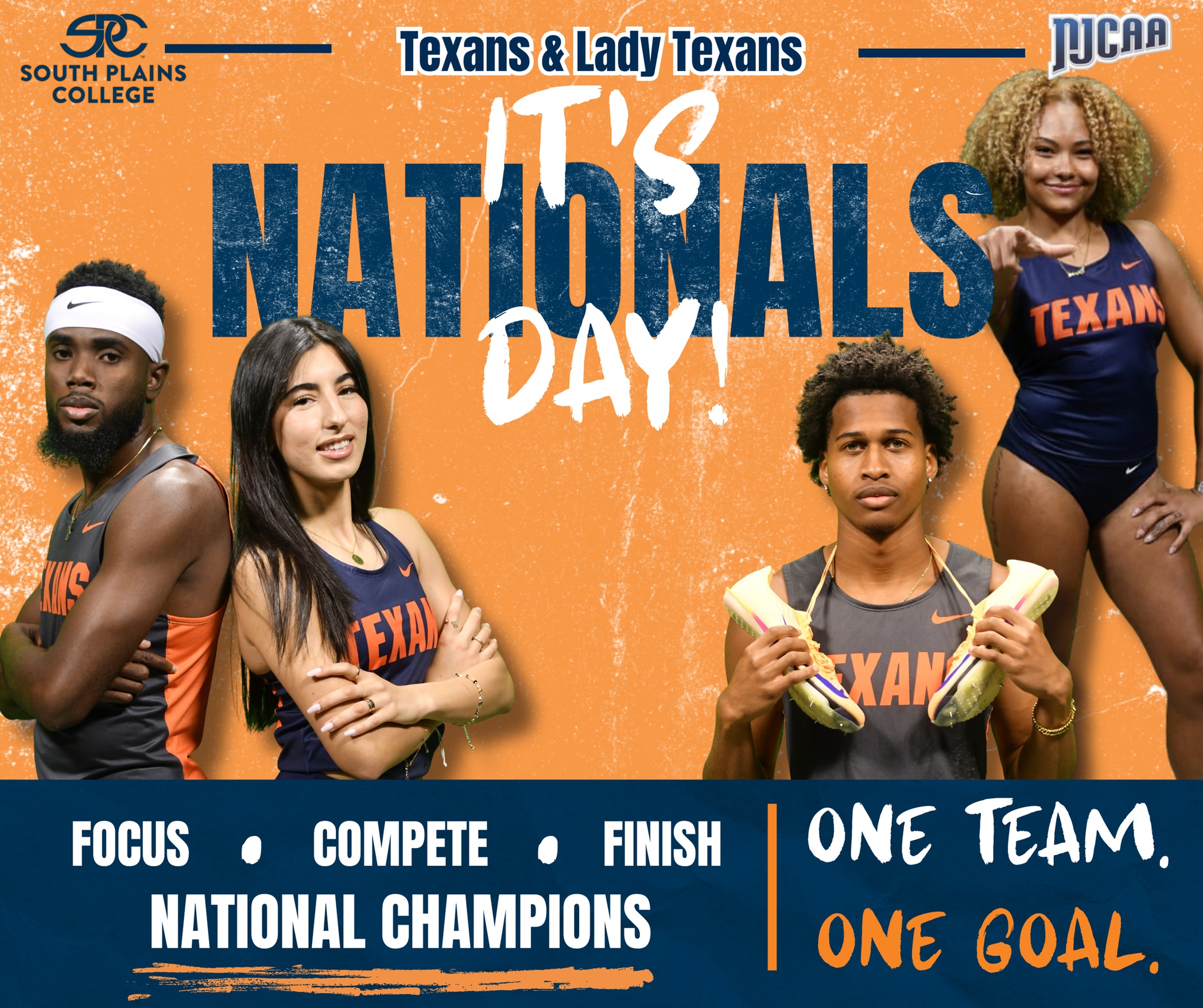 Nationals Day is Here for Texans & Lady Texans Track & Field