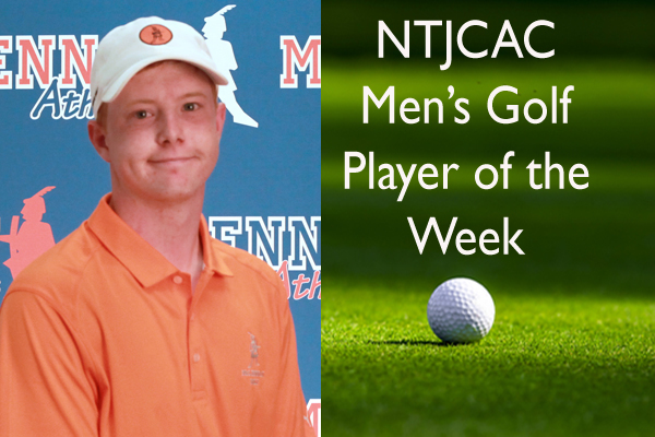 NTJCAC Men's Golfer of the Week (Oct. 29 - Nov. 4)