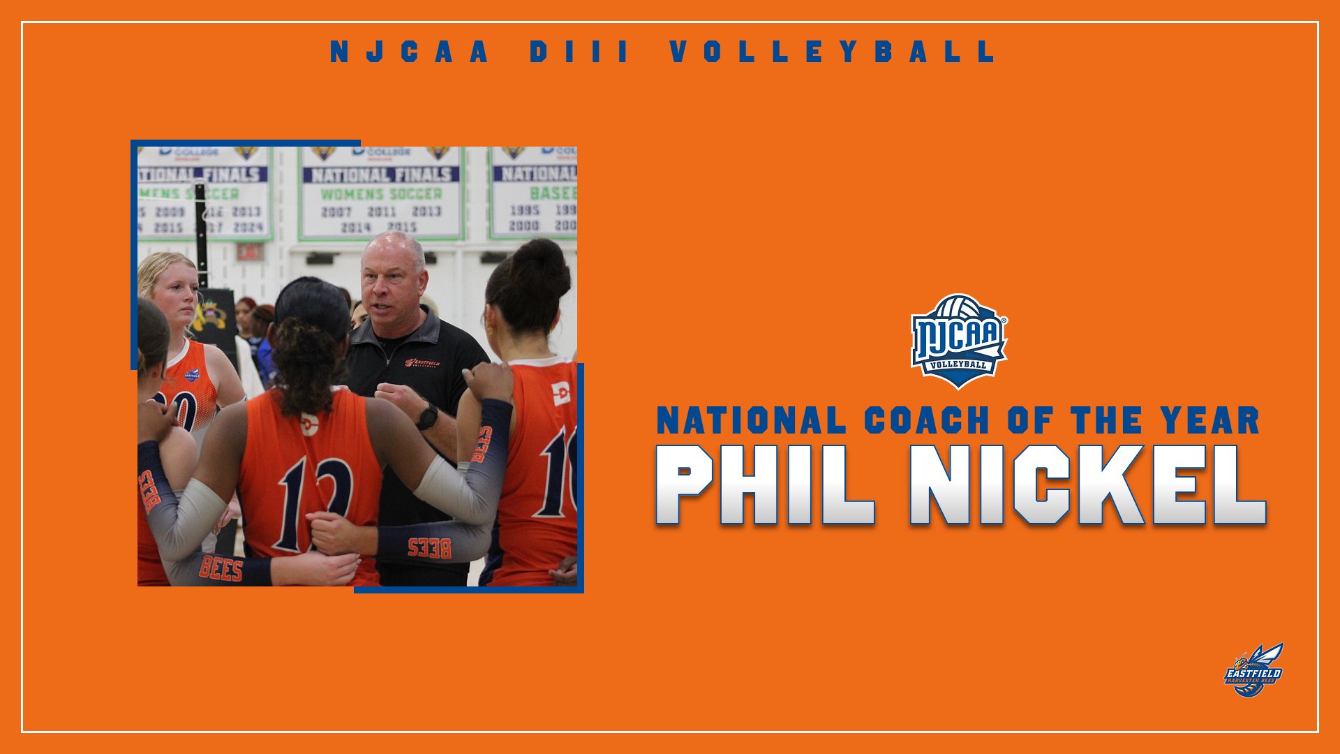 Nickel Wins Third Straight Coach of Year Award