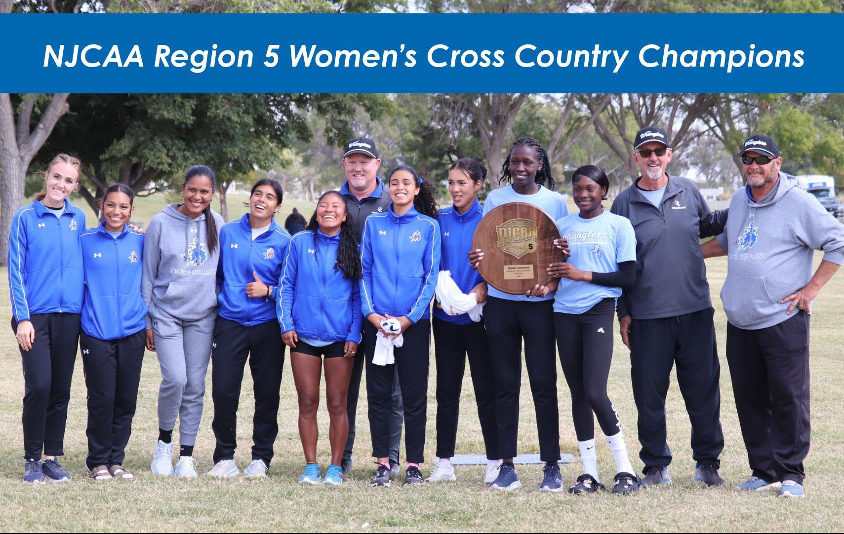 Odessa College Women's Cross Country Claims Region 5 Championship